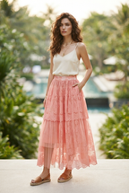 Lace Maxi Skirt
