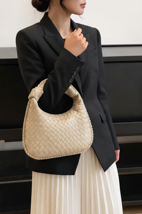Woven Hobo Bag