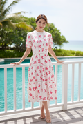 Floral Dress in Pink (S size)