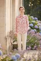 Floral Button Up Shirt (M size)