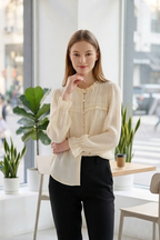 Lilia Ruffle Blouse (M size)