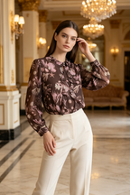 Floral Blouse (M size)
