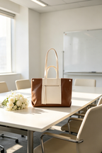 Brown Shoulder Tote Bag