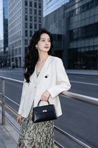 2 in 1 Blazer & Dress Set in White (L size)