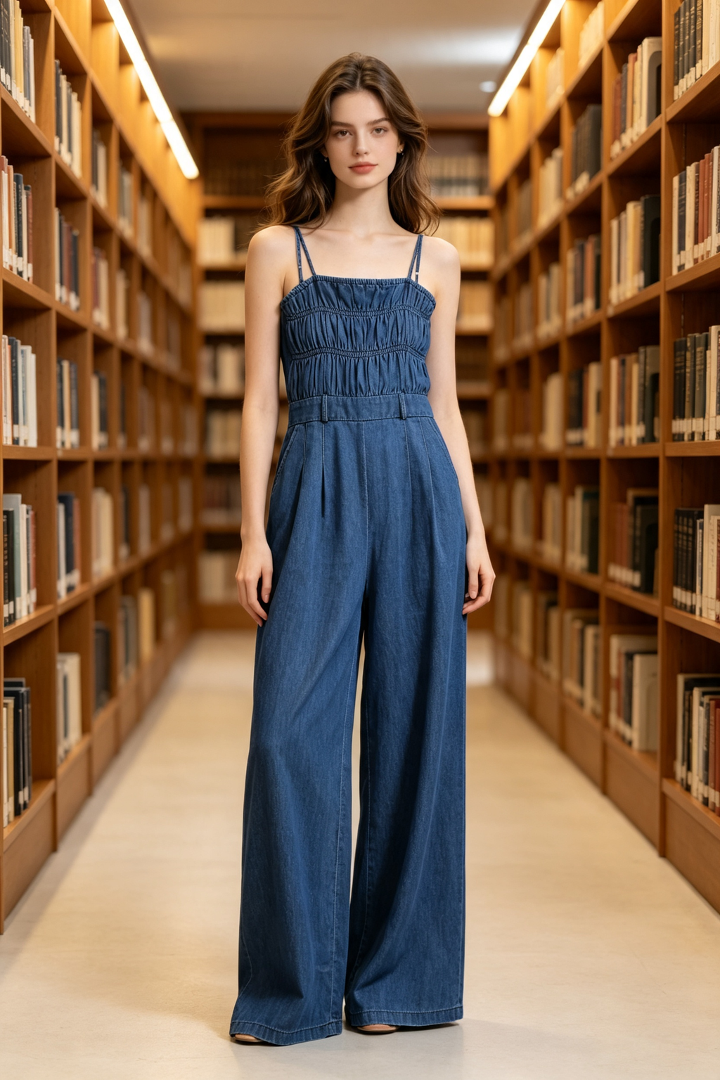 Denim Jumpsuit (L size)