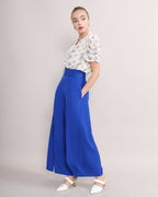 Front Slit Wide Leg Pants