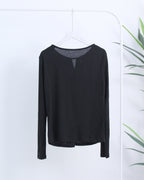 V Neck Twist Front Blouse (2XL size)