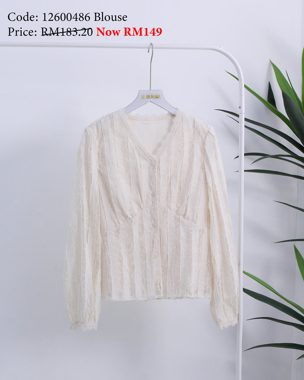 Hailey Lace Blouse [Free Size]