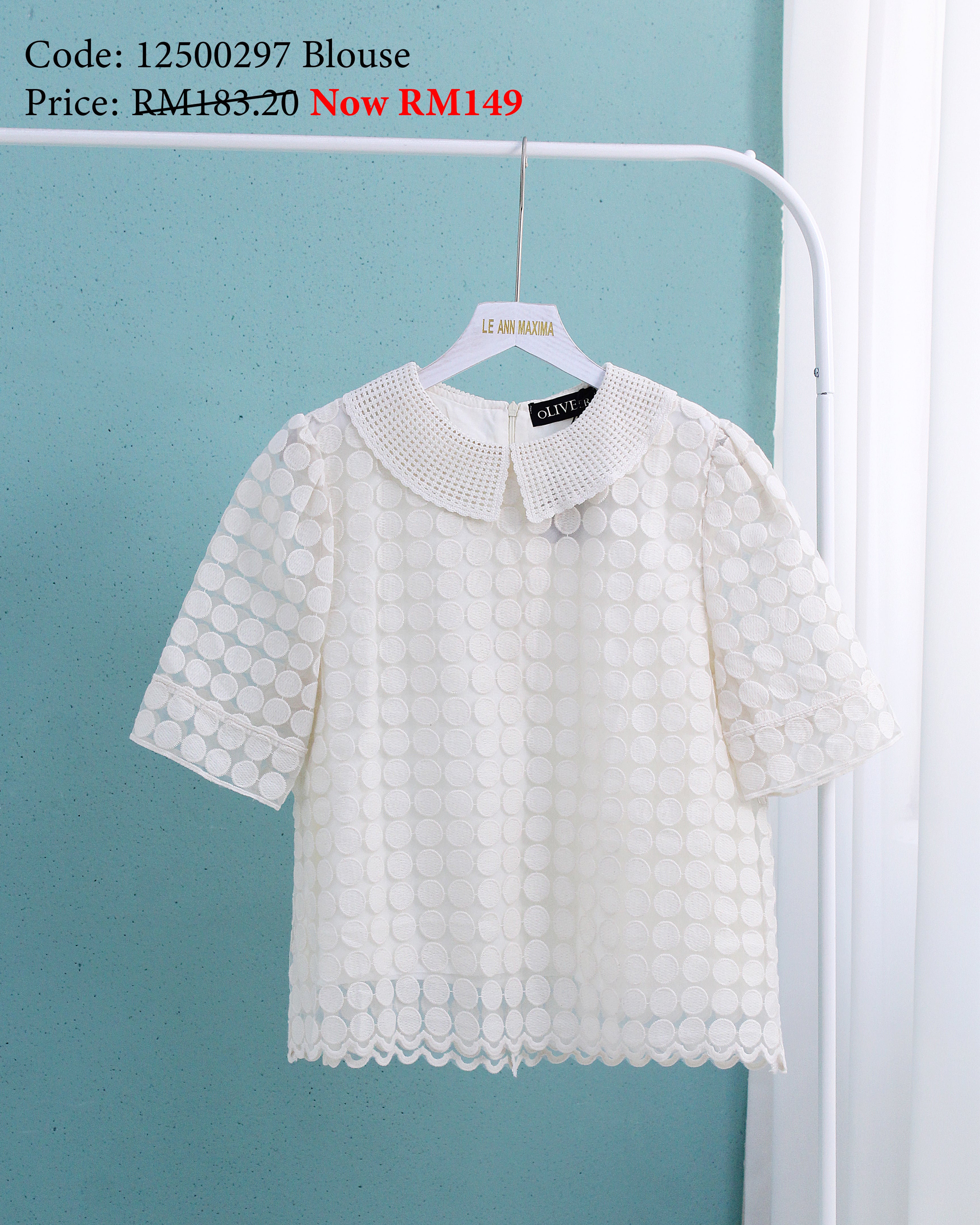 Coco Collared Top [Free Size]