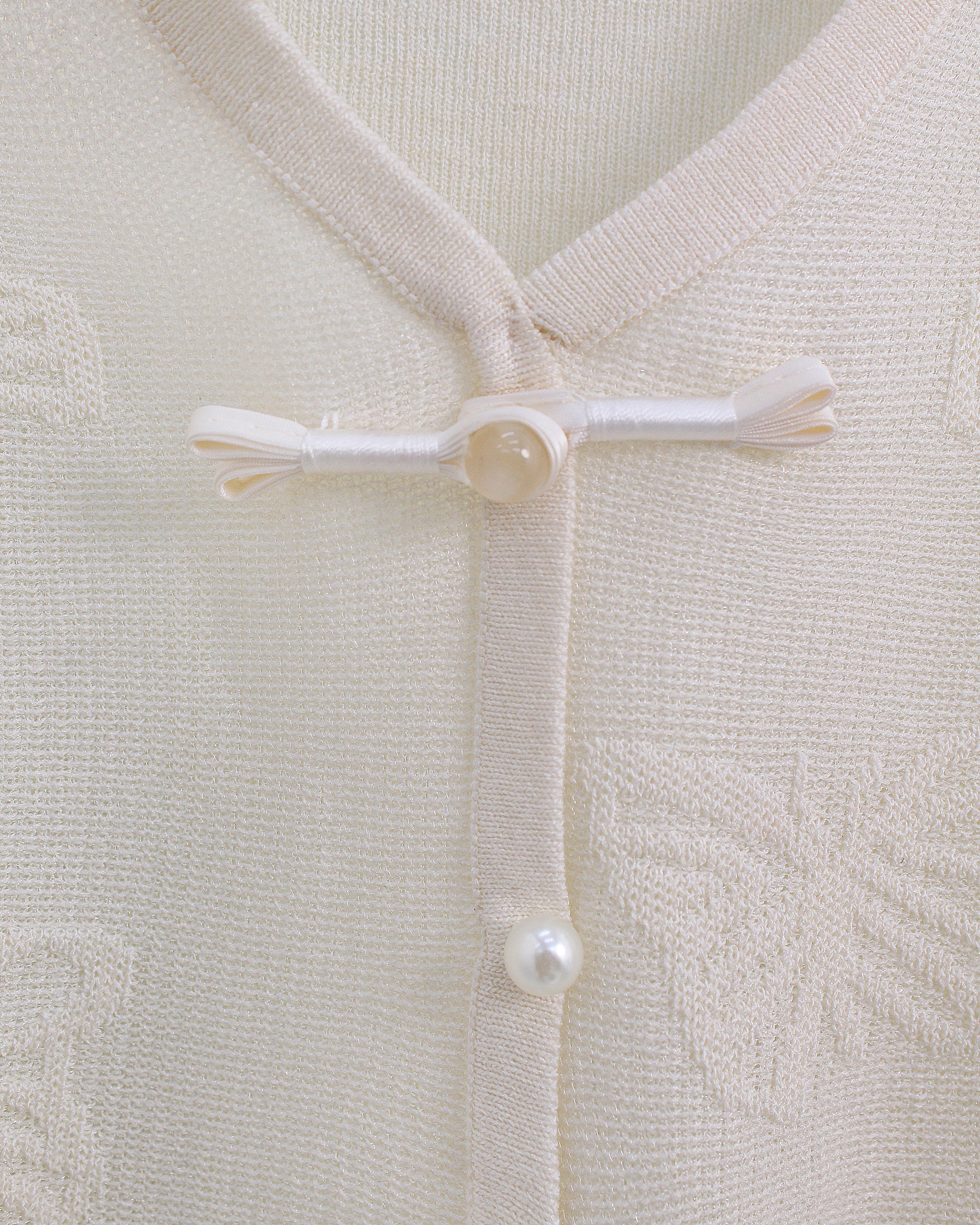 Butterfly Cardigan Blouse In White [Free Size]