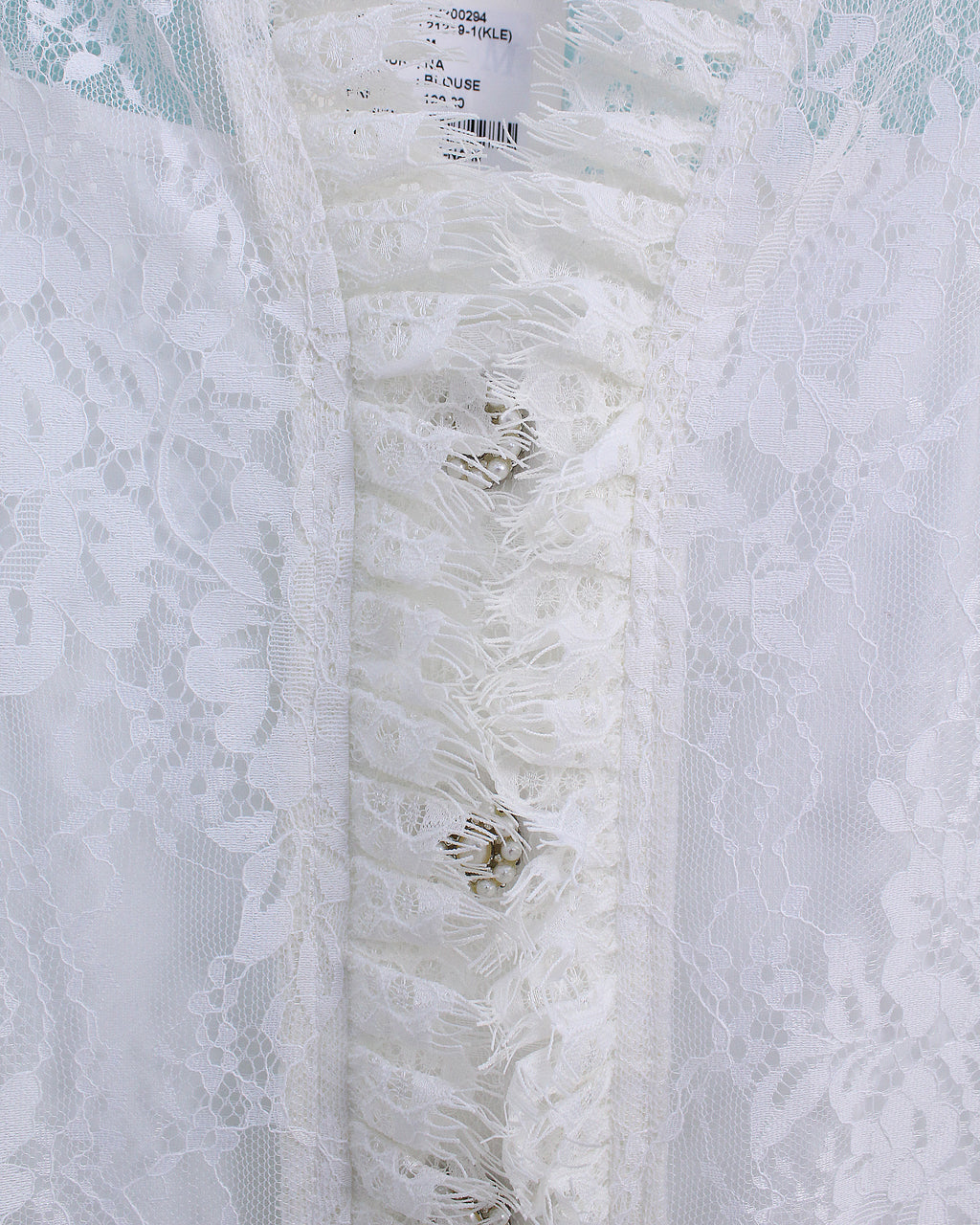 Lace Blouse in White (M size)