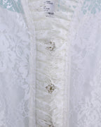 Lace Blouse in White (M size)