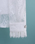 Lace Blouse in White (M size)