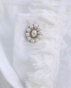 Lace Blouse in White (M size)