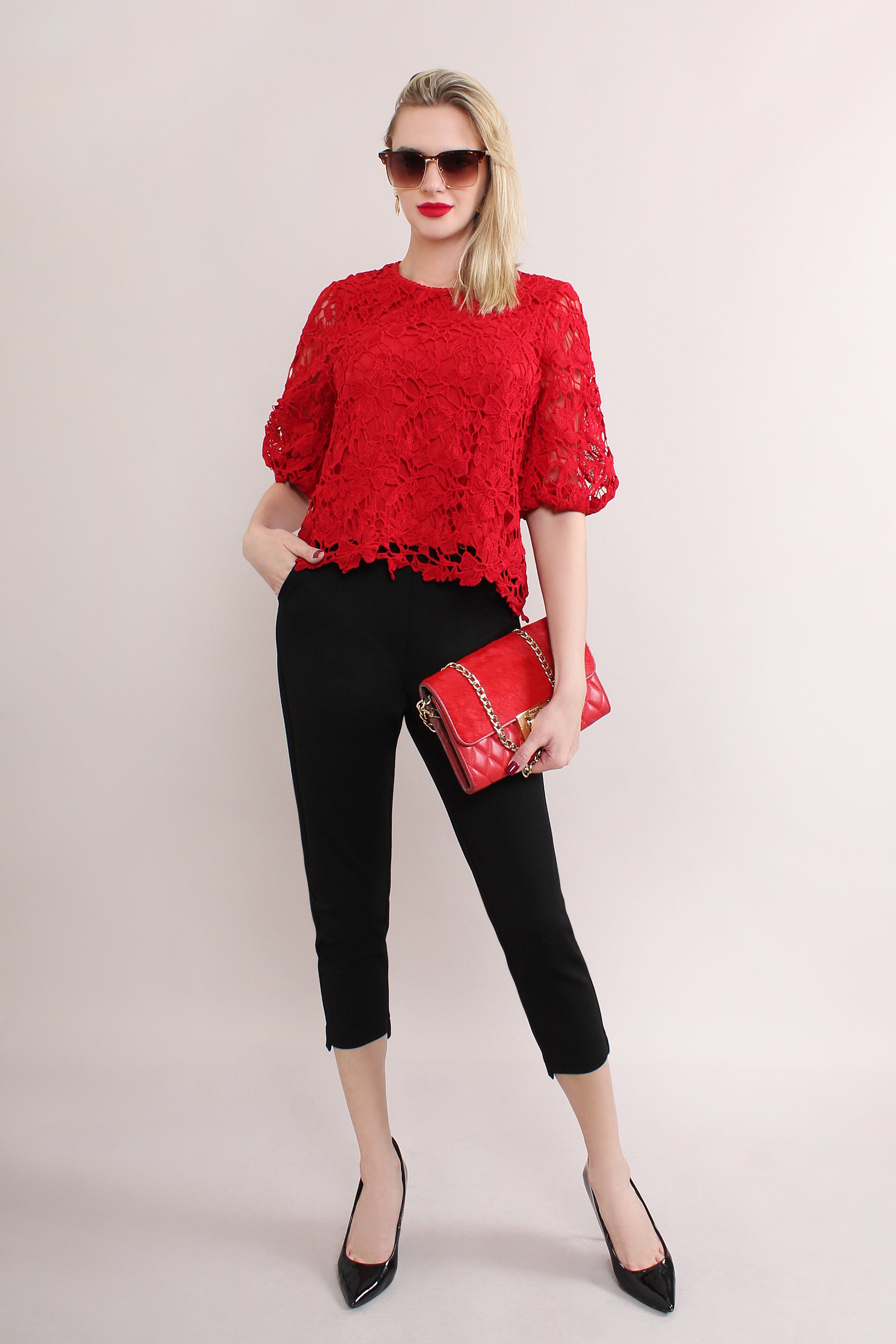 Lace Embroidered Blouse
