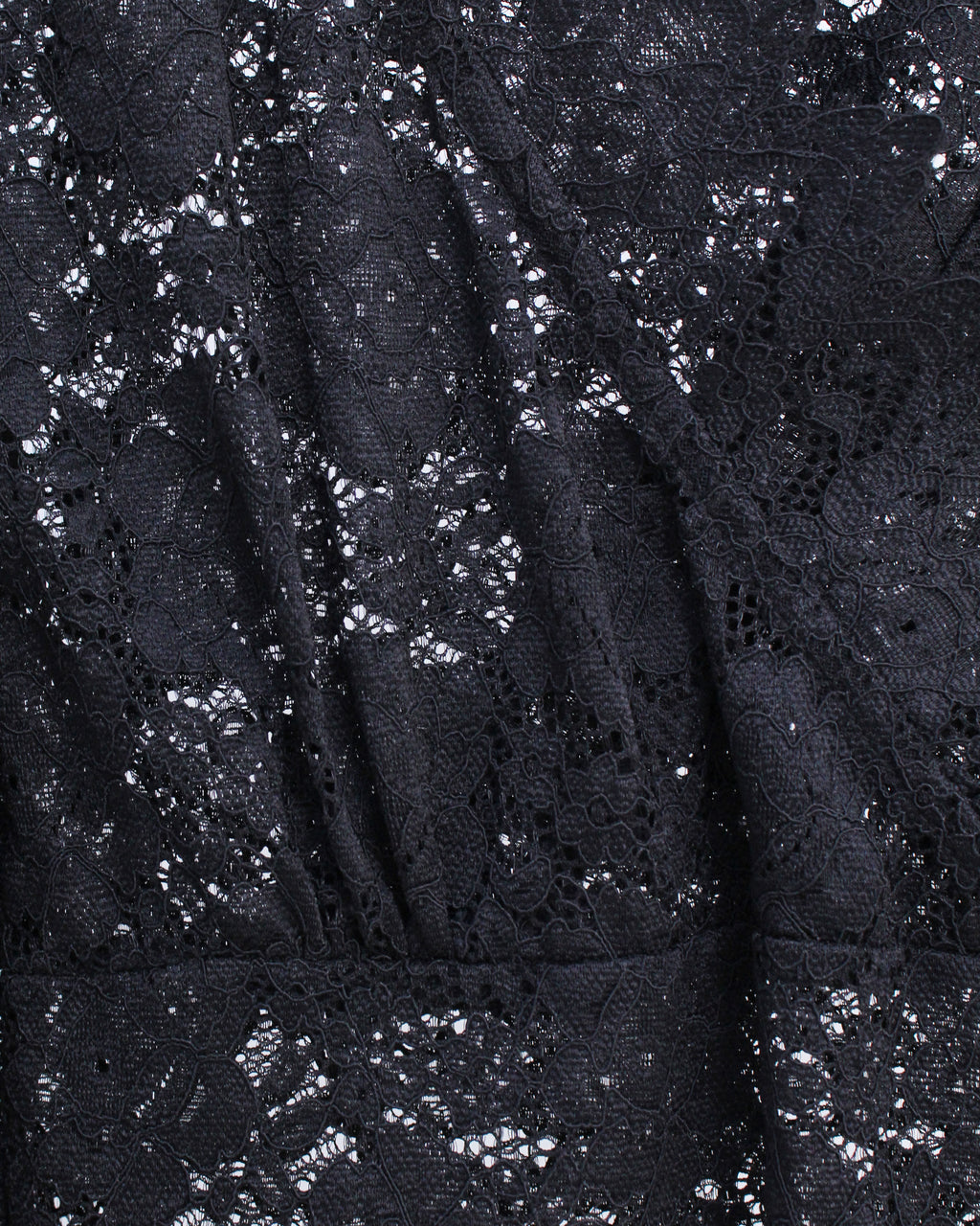 Nelly Lace Blouse in Black (M size)