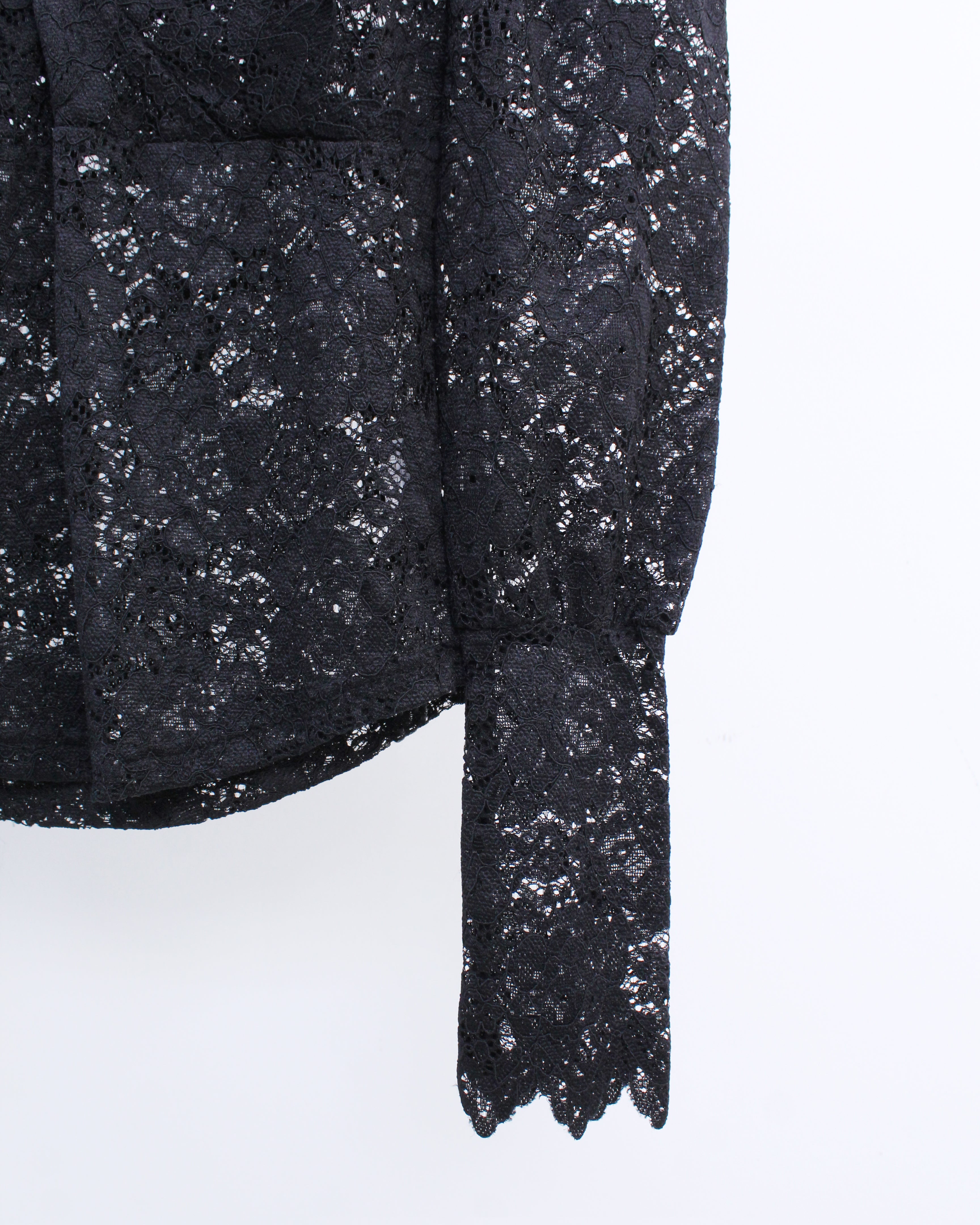 Nelly Lace Blouse in Black (M size)