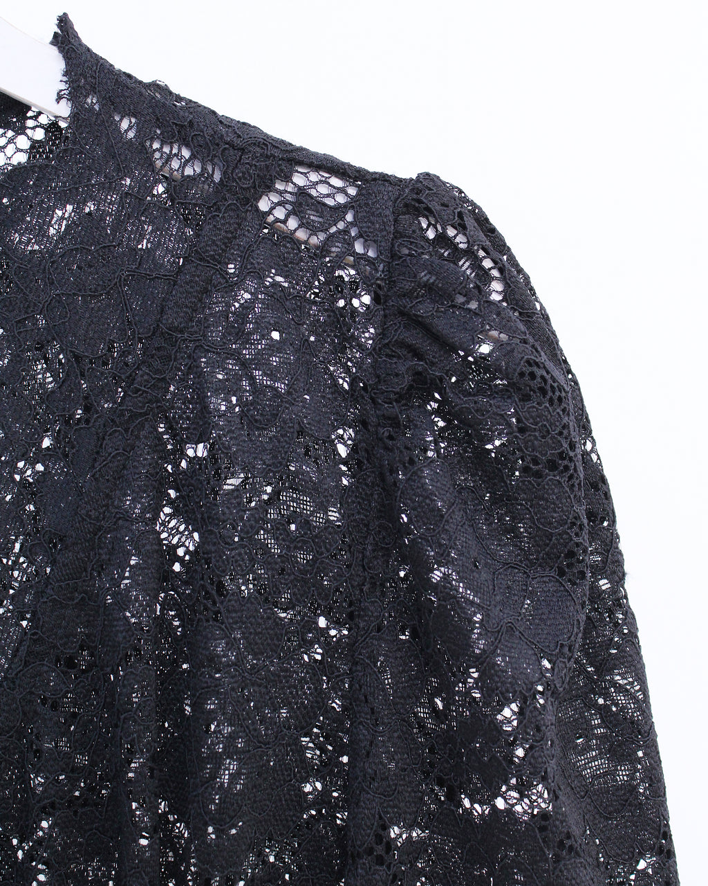 Nelly Lace Blouse in Black (M size)