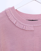 Knit Top in Red or Pink