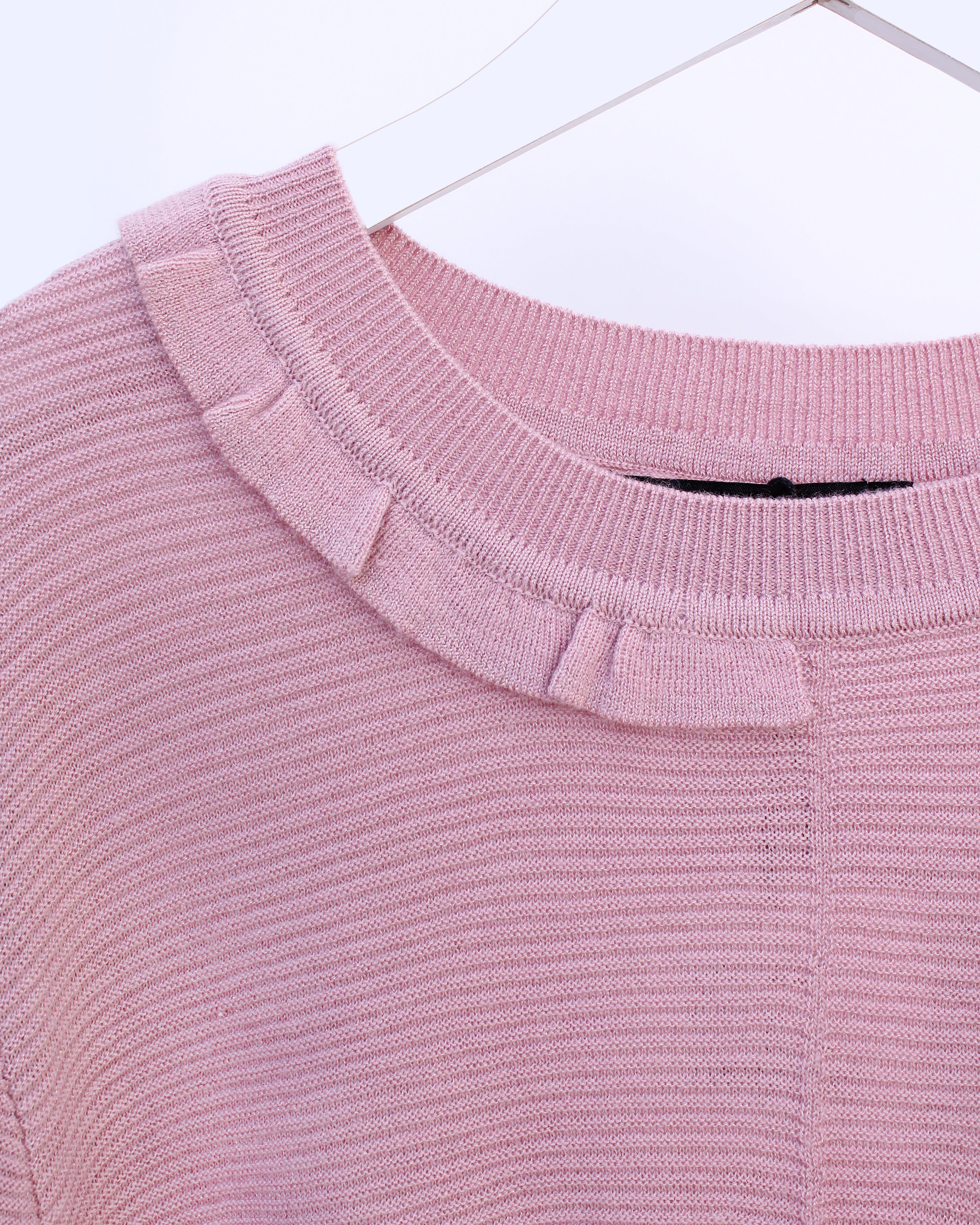 Knit Top in Red or Pink