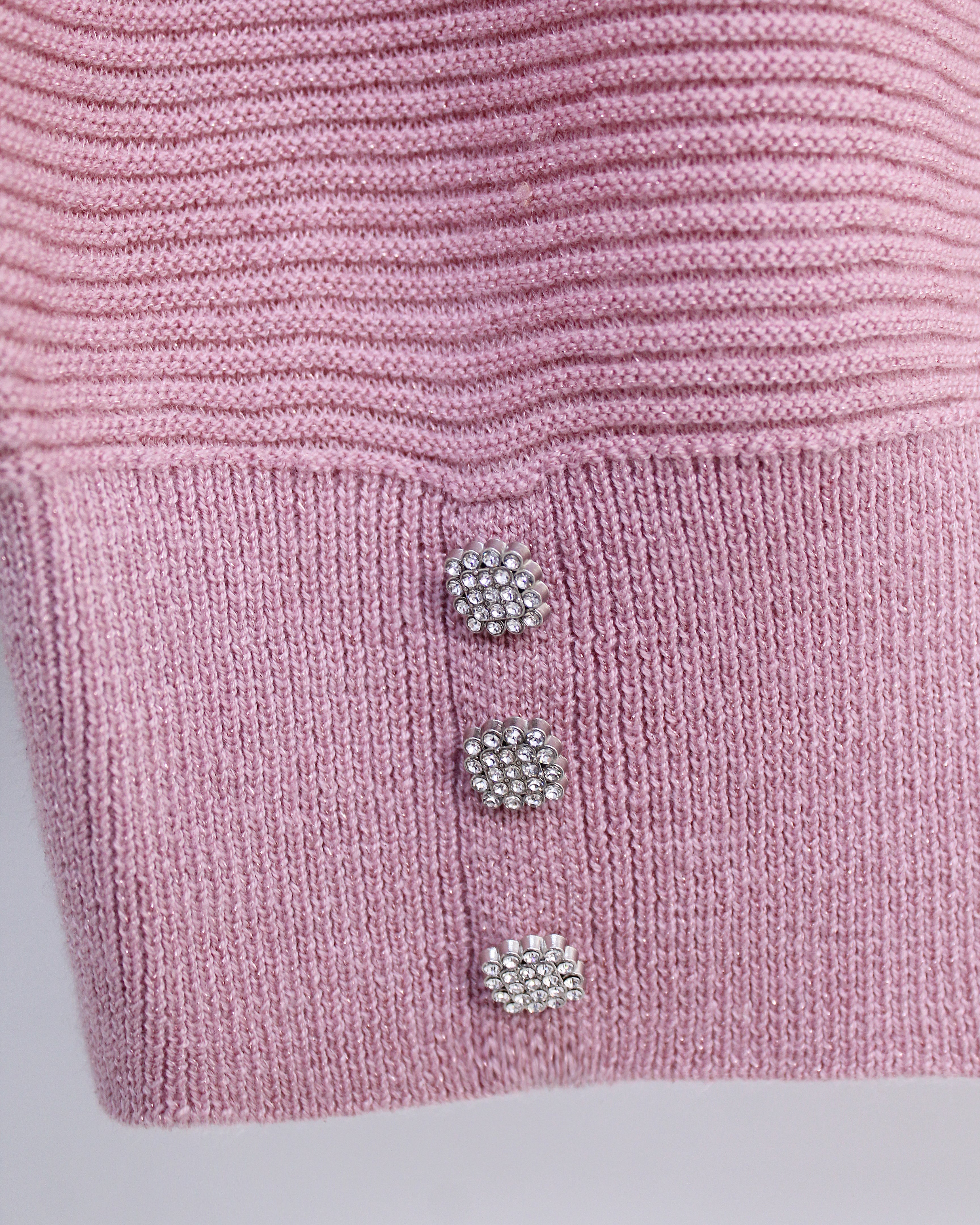 Knit Top in Red or Pink