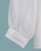 Embroidered Bali-style Top in Cream