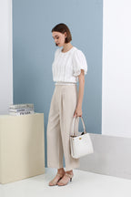 Elena Ruffle Front Top