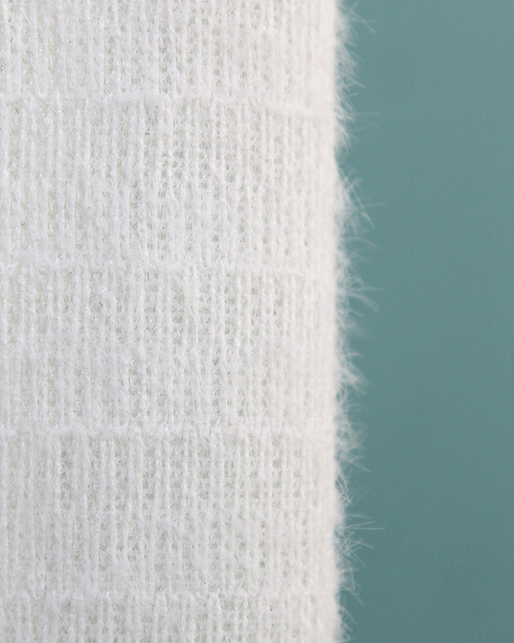 Lace Turtleneck Top in Cream