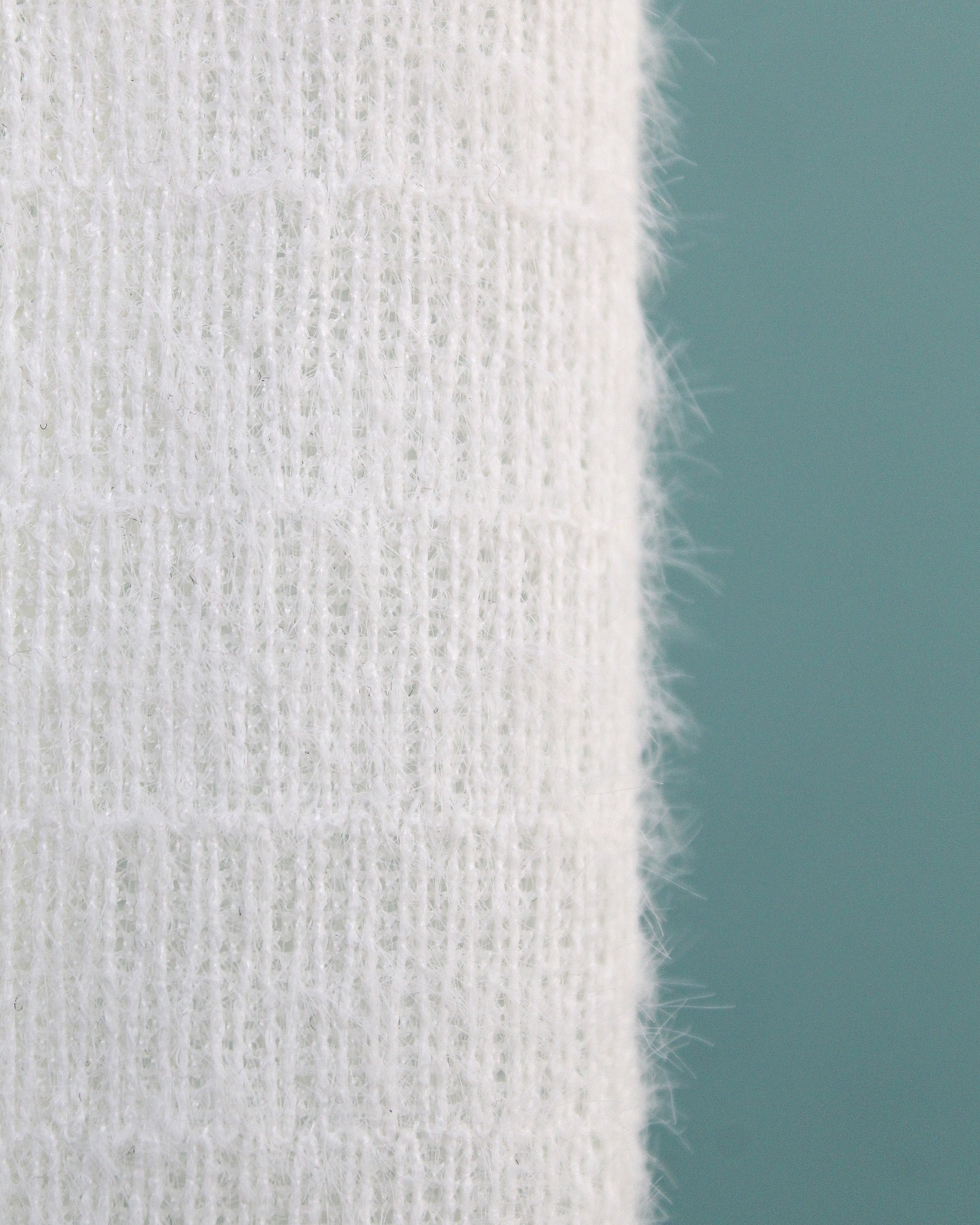 Lace Turtleneck Top in Cream