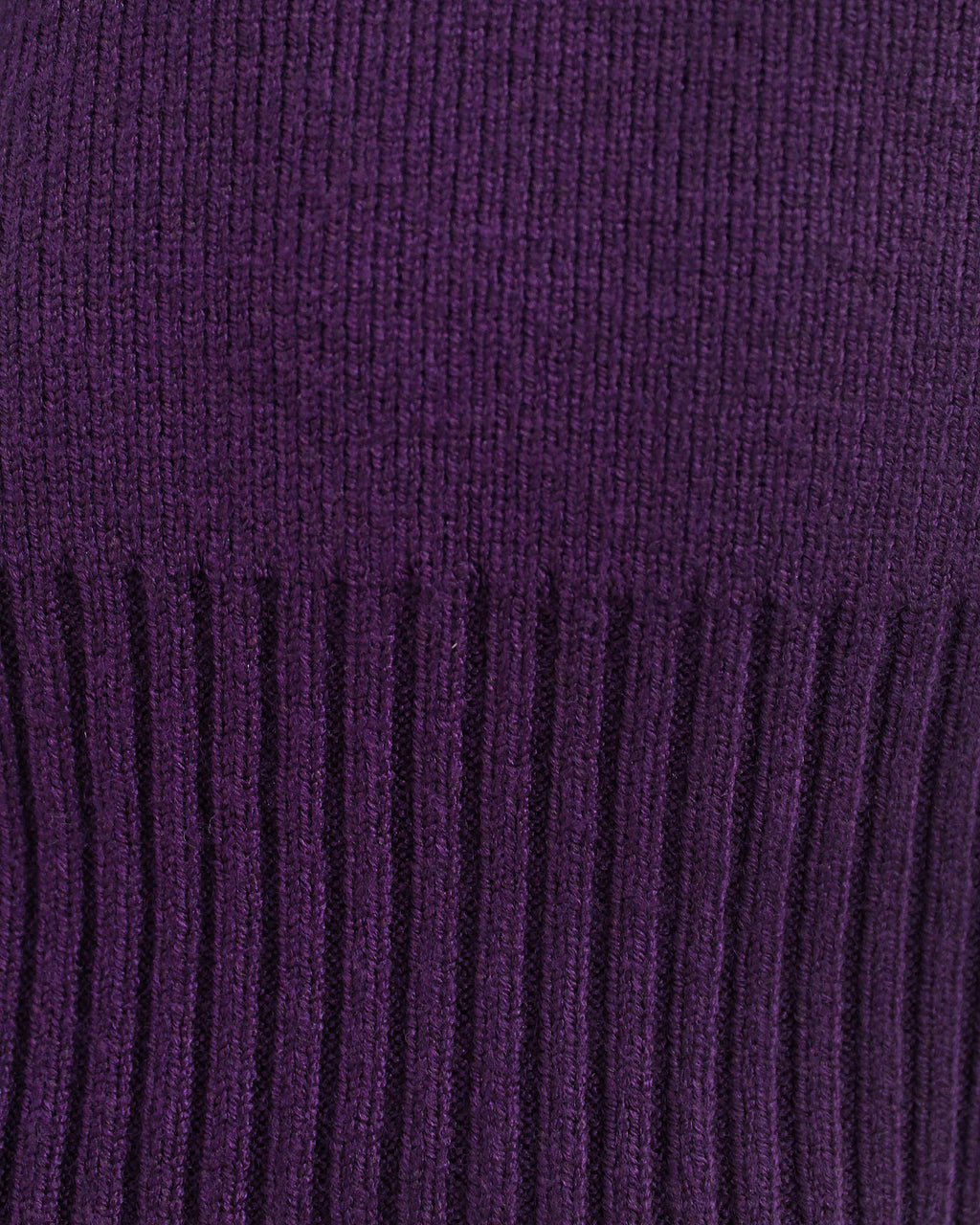 Half Zip Sweater in Purple [Free Size]