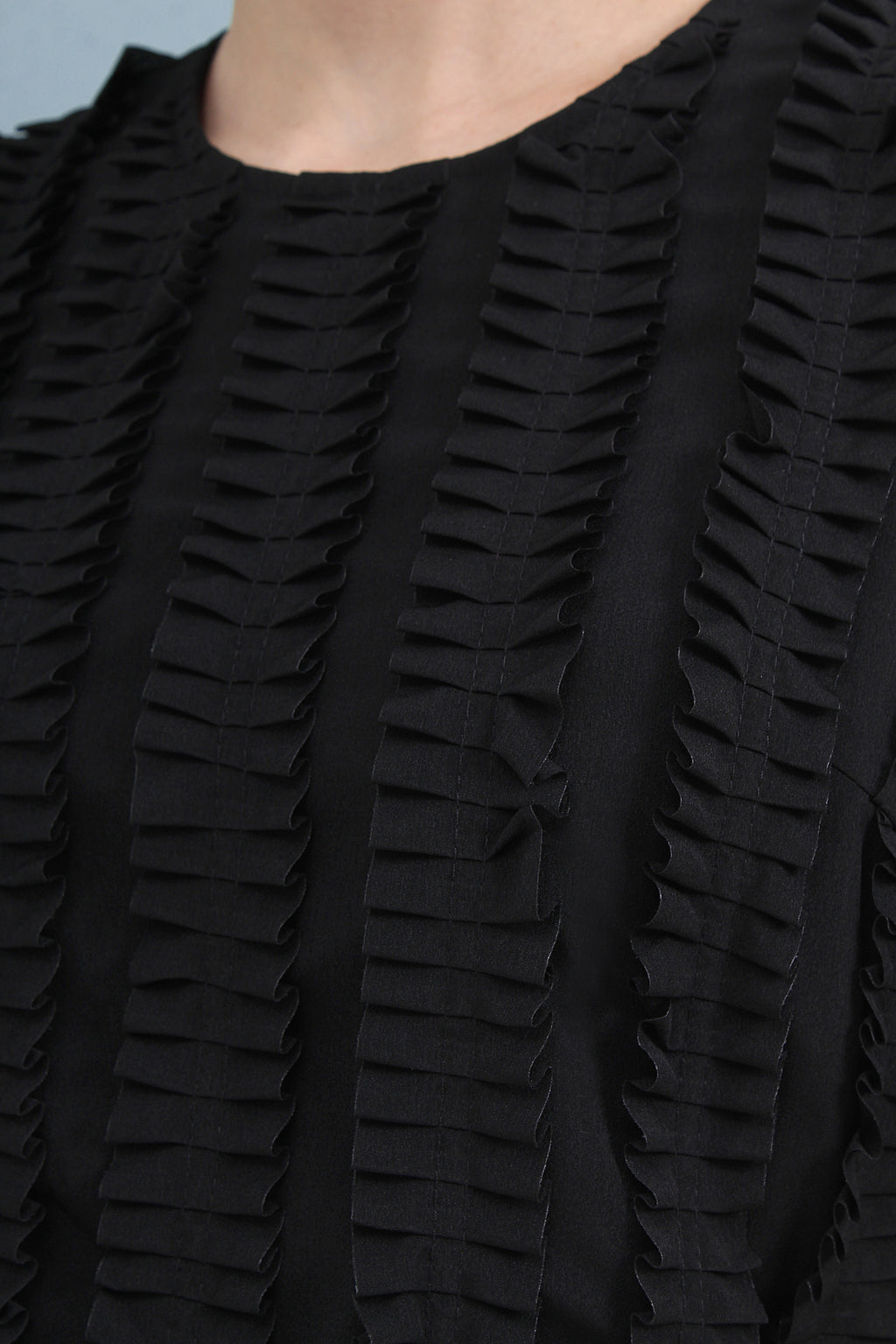 Elena Ruffle Front Top