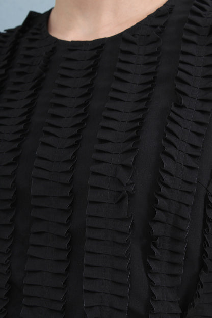 Elena Ruffle Front Top