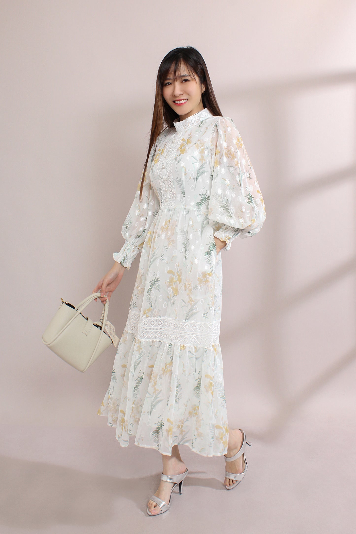 Aphaea Blooming Lace Dress