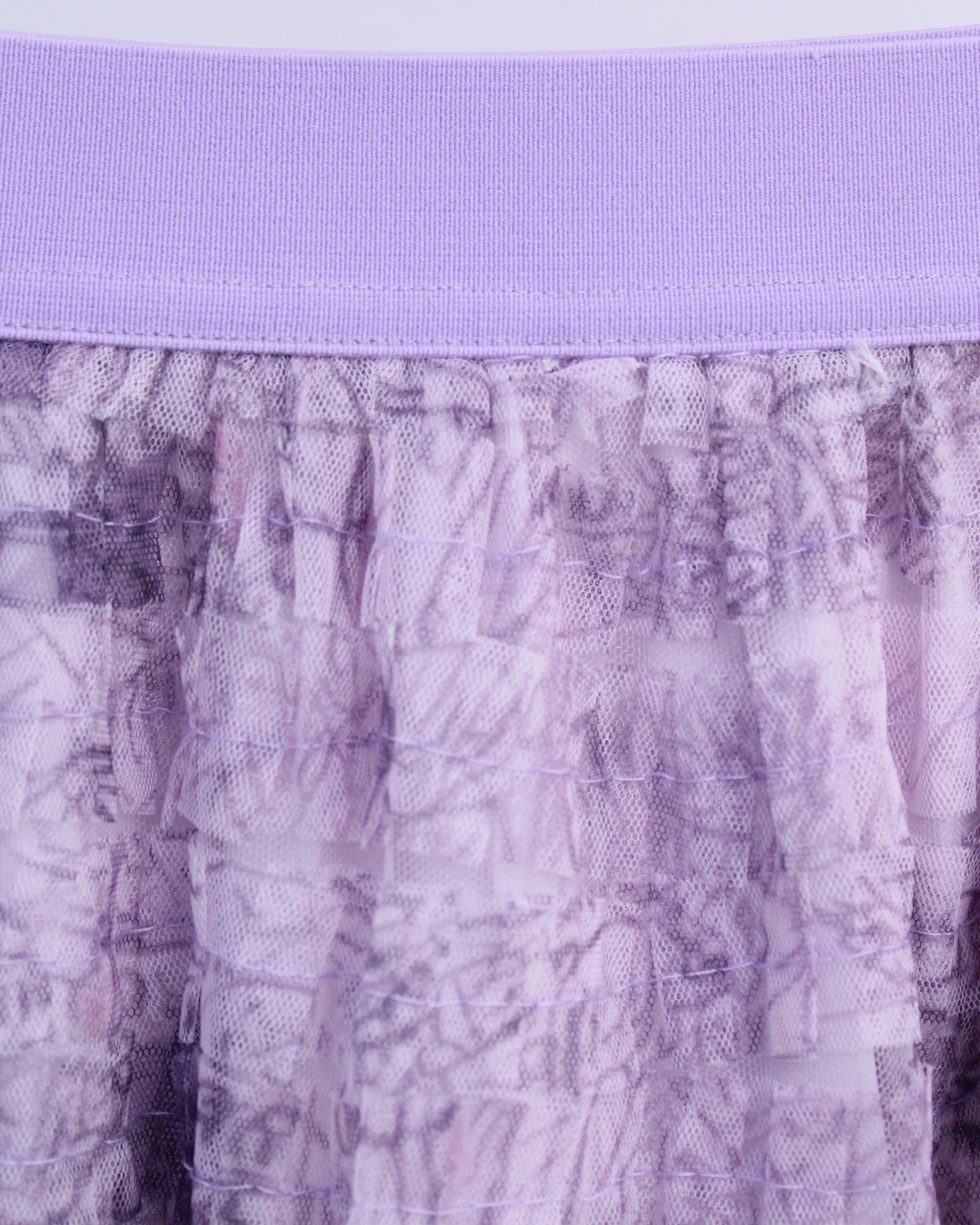 Helene Long Skirt in Purple [Free Size]