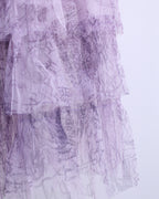 Helene Long Skirt in Purple [Free Size]