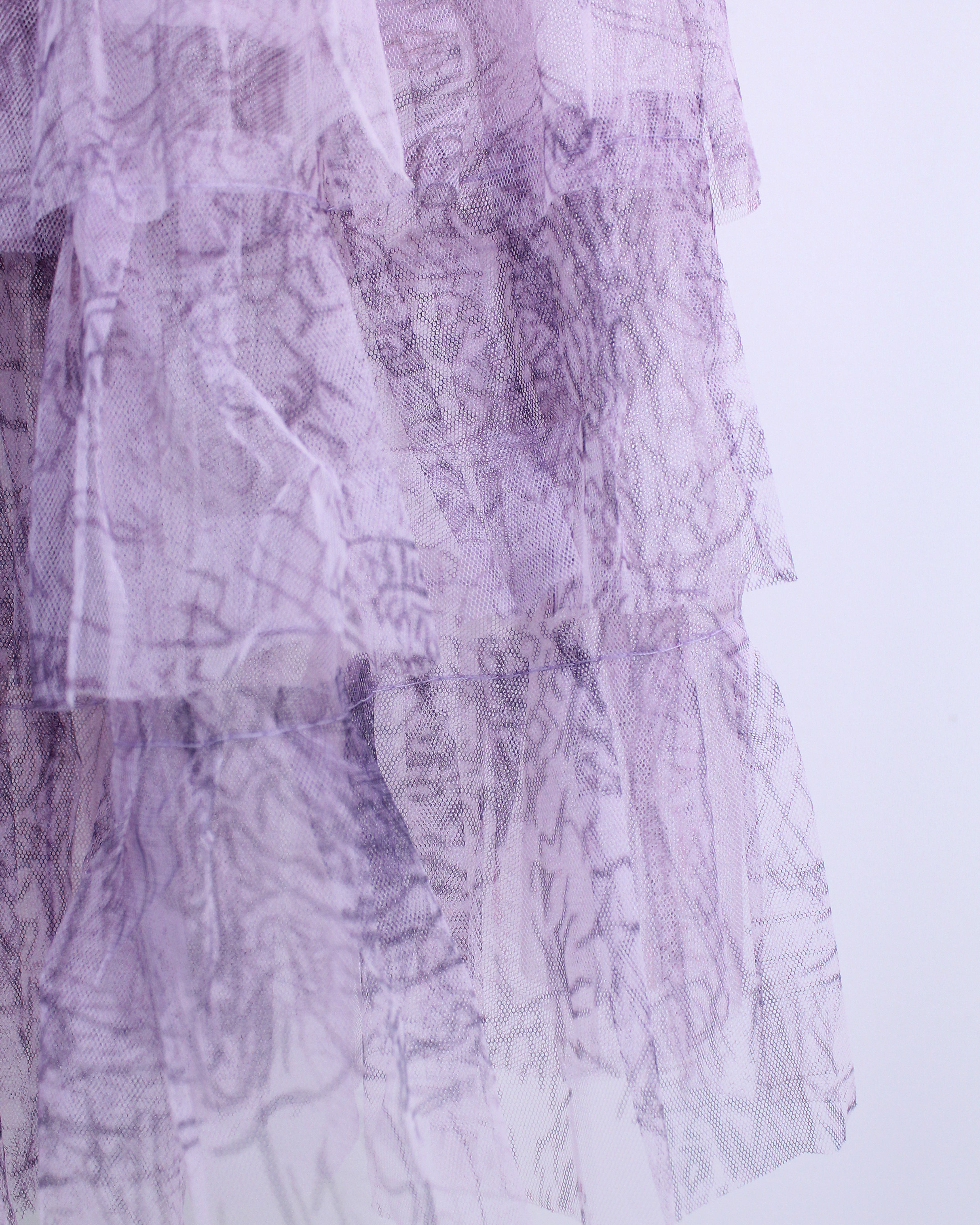 Helene Long Skirt in Purple [Free Size]