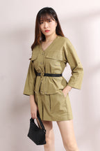 Linen High Waist Shorts