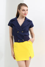 Side Slit Mini Skirt