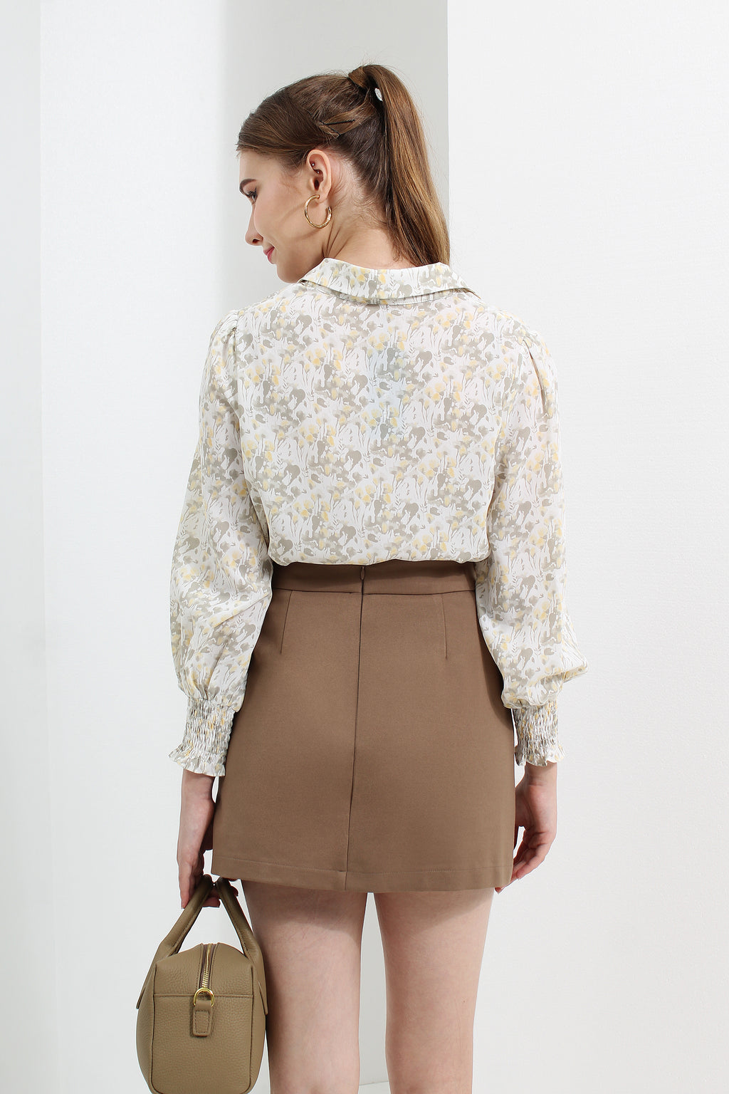 Side Slit Mini Skirt