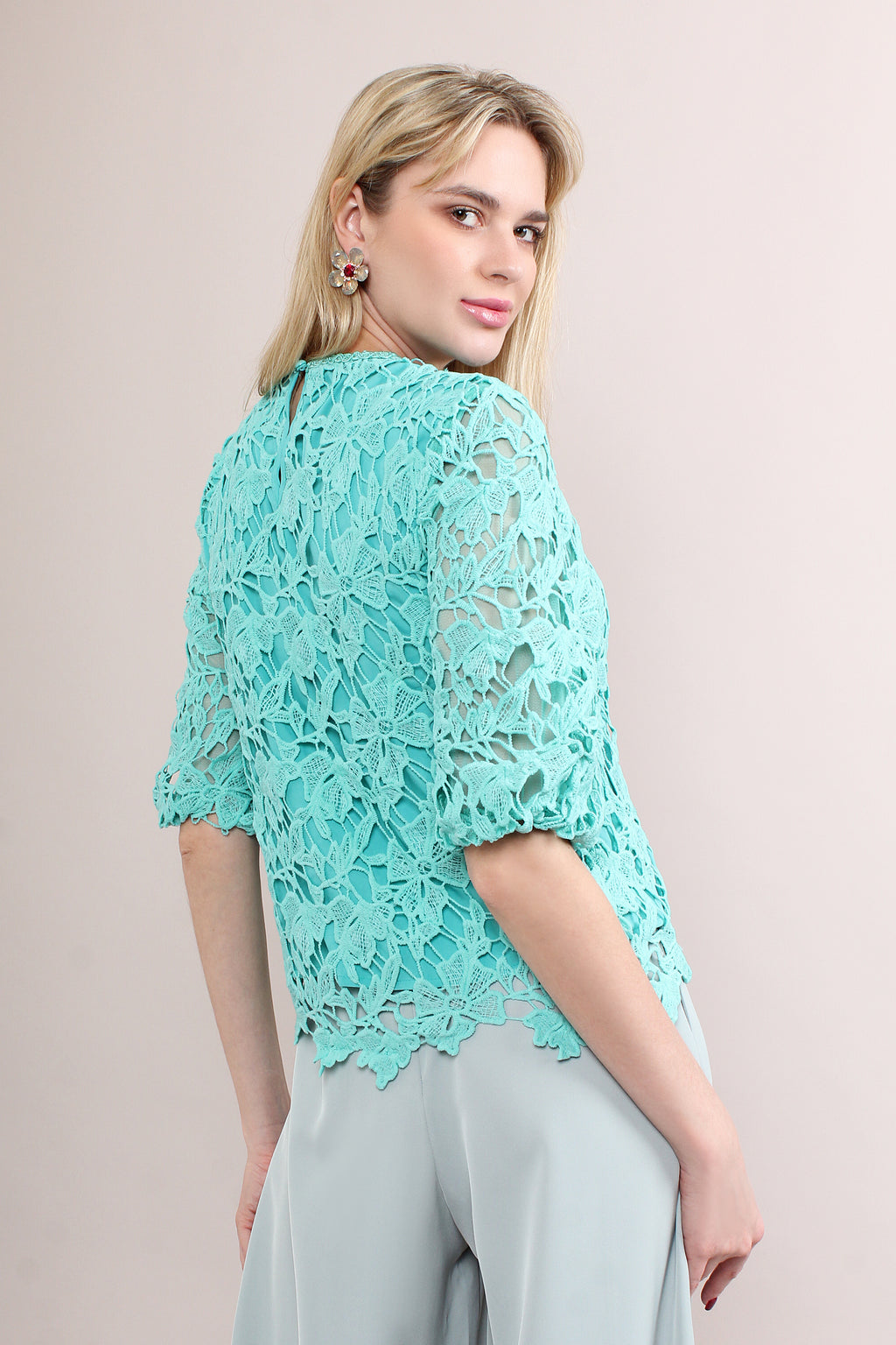 Lace Embroidered Blouse