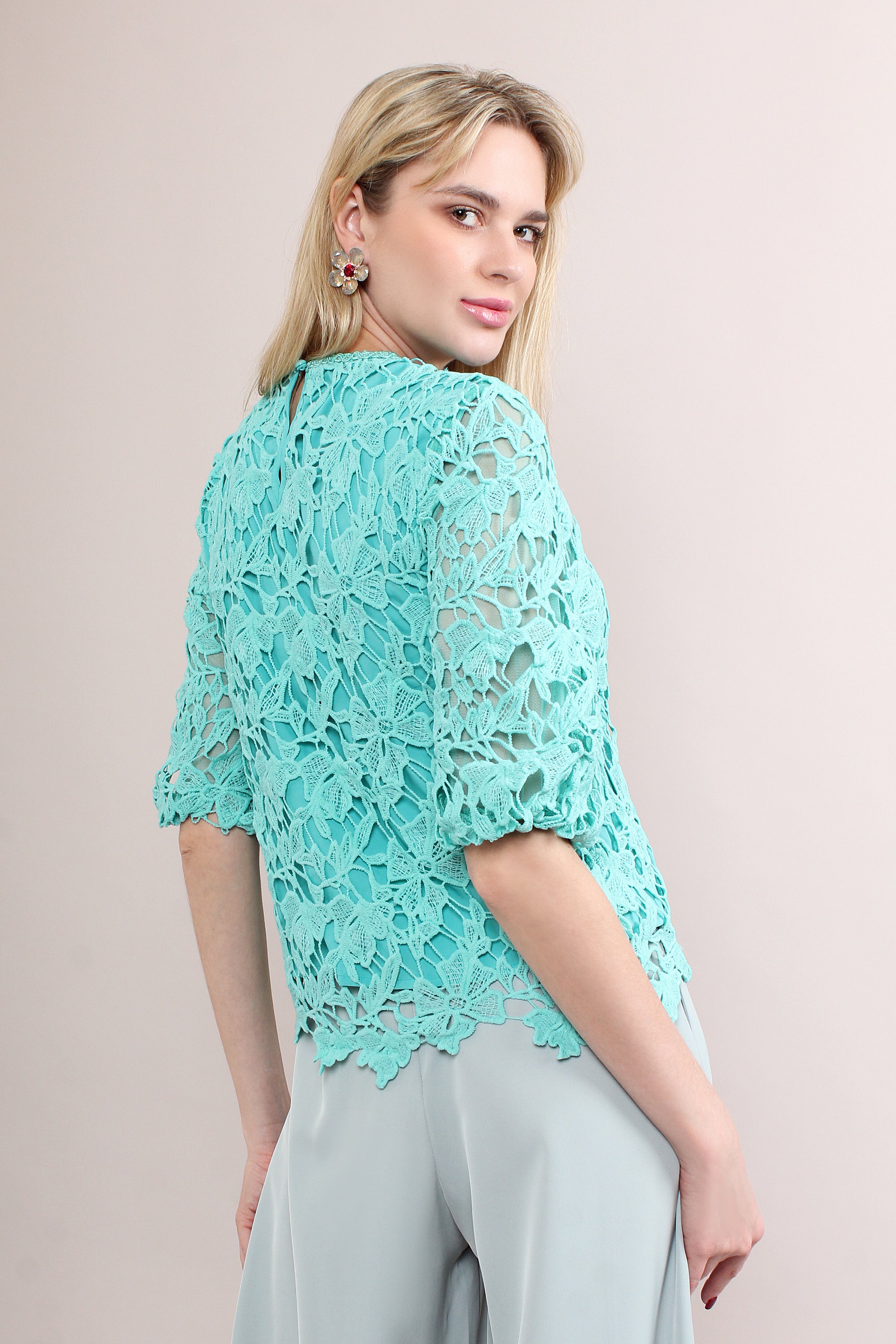 Lace Embroidered Blouse