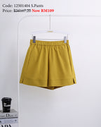 Shorts in Yellow (M size)