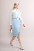 Midi Skirt With Front Split