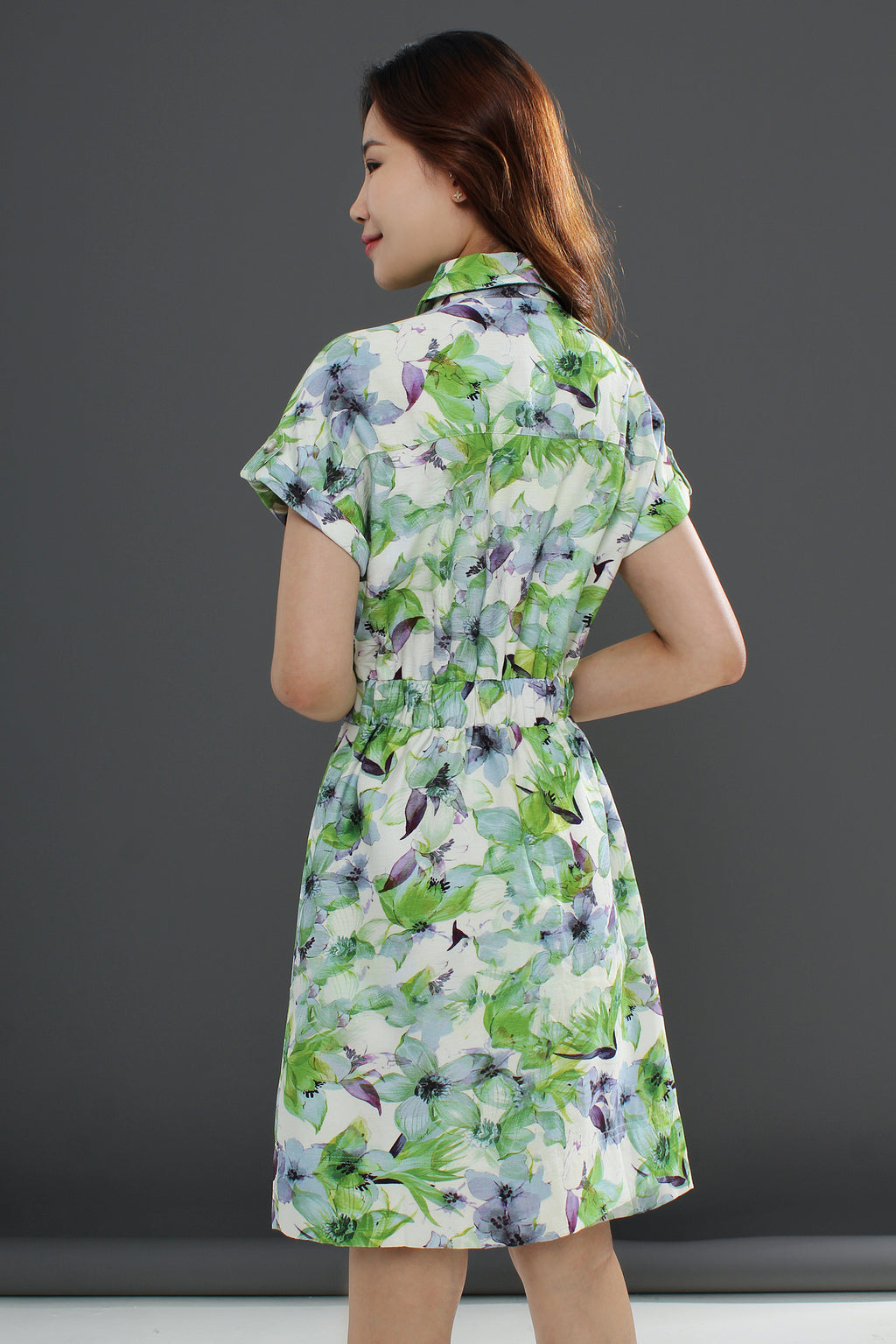 Floral Buttoned Dress