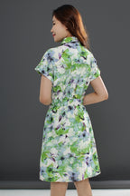 Floral Buttoned Dress