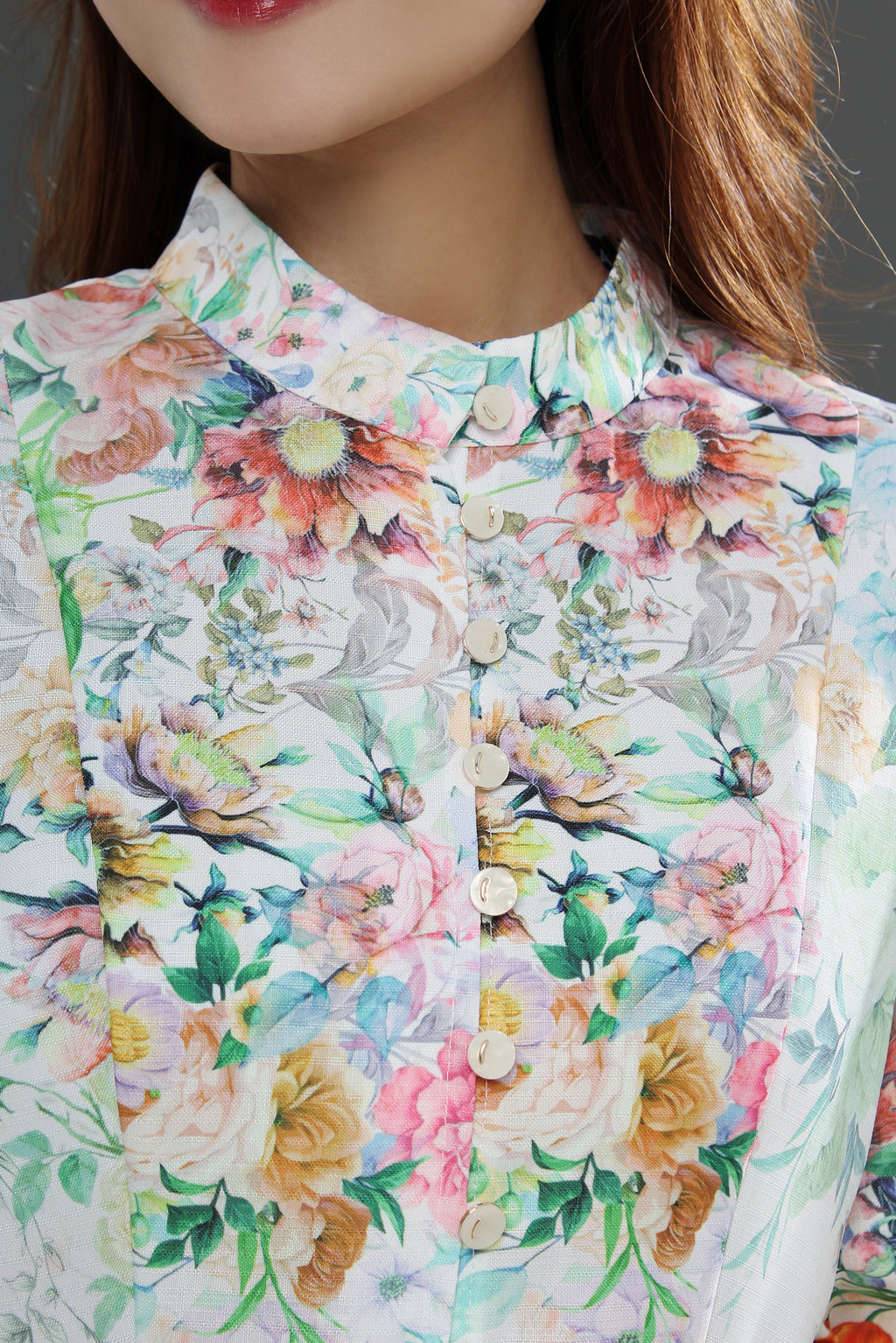 Floral Flare Belted Midi Dress