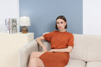 Sienna Chiffon Contrast Midi Dress