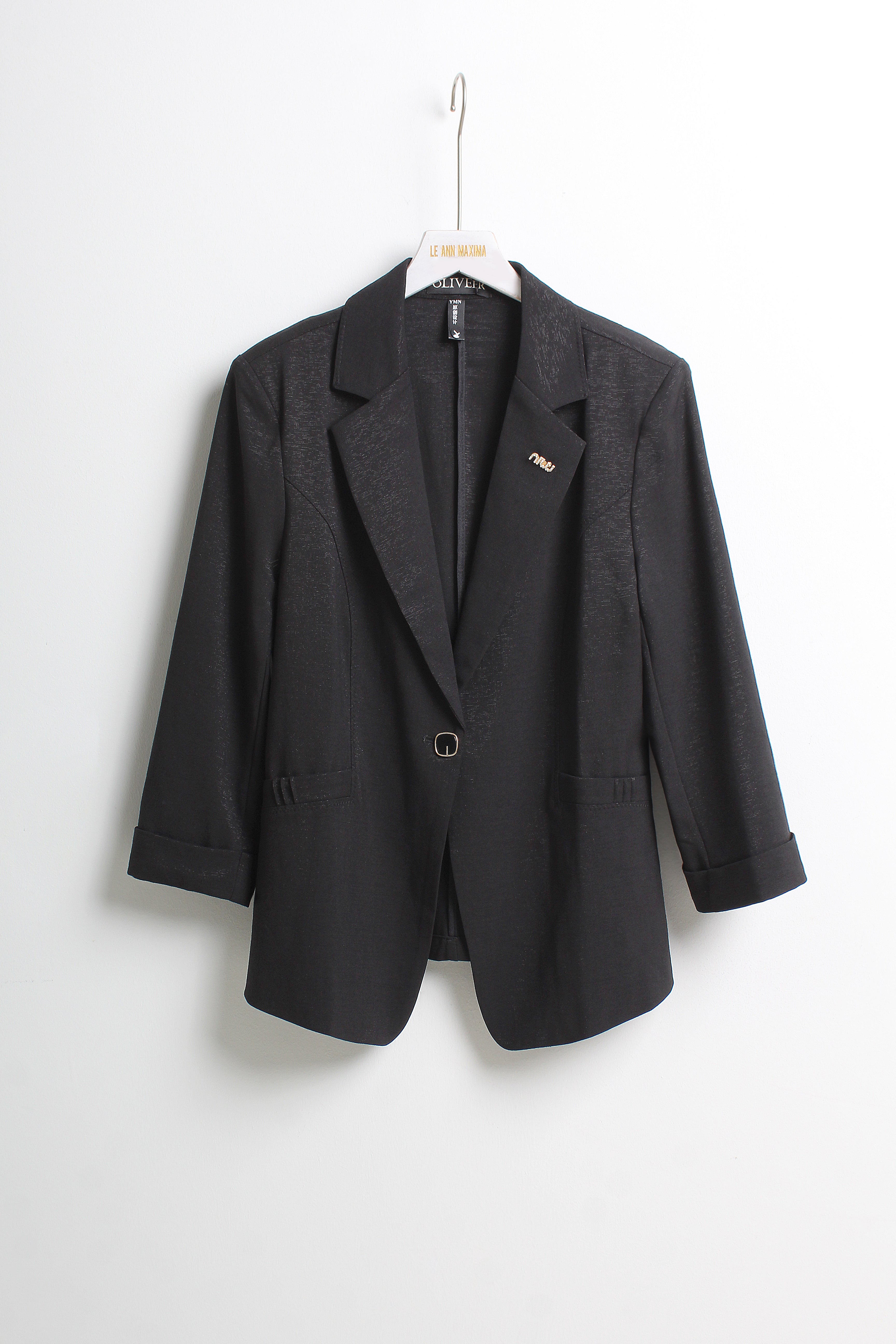 Dana Blazer in Black / White (L size)