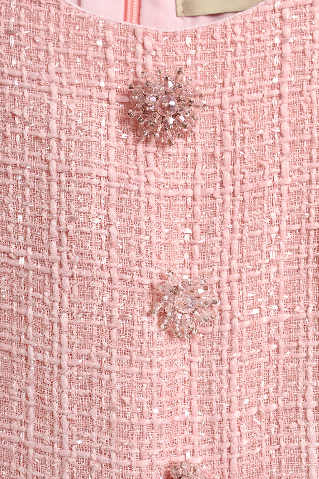 Soft Pink Tweed Dress (L size)