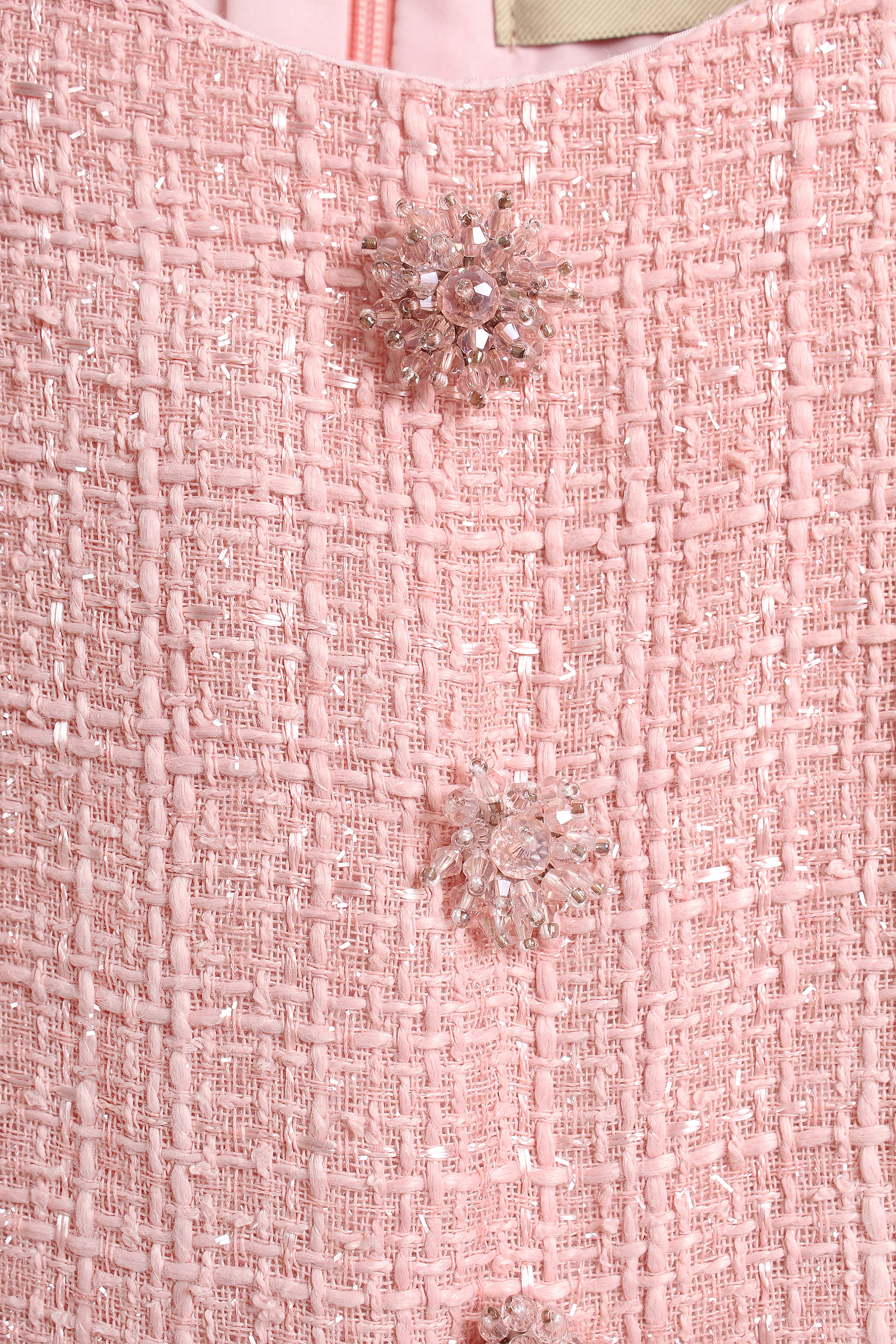 Soft Pink Tweed Dress (L size)